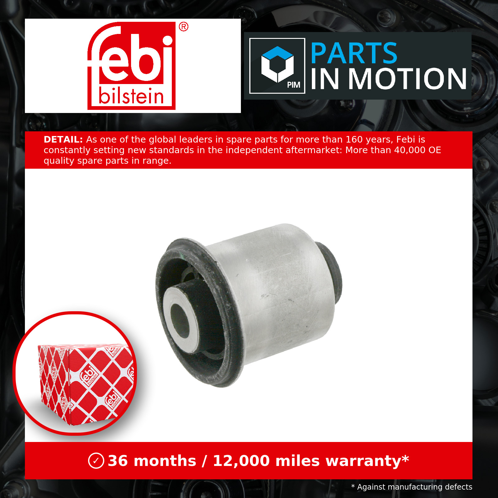 Wishbone / Control / Trailing Arm Bush 26386 Febi Mounting Suspension Quality