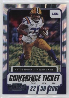 2021 Contenders Draft Picks Conference Ticket /199 Clyde Edwards-Helaire 12xs