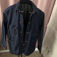 Blue Bell Denim Chore Jacket Vintage 60s/70s, Size 44/XL Made in USA