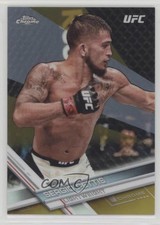 2017 Topps Chrome UFC Gold Refractor 9/50 Sergio Pettis #6 a2v
