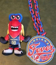 WNBA Indiana Fever Caitlin Clark Oversized Chain And Lil Freddy Mascot Plush 