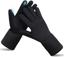 Outdoor Sports, Hiking, Cycling, Waterproof Thermal Gloves for Running,
