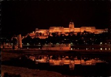 Buda Castle Budapest Hungary vintage postcard c422