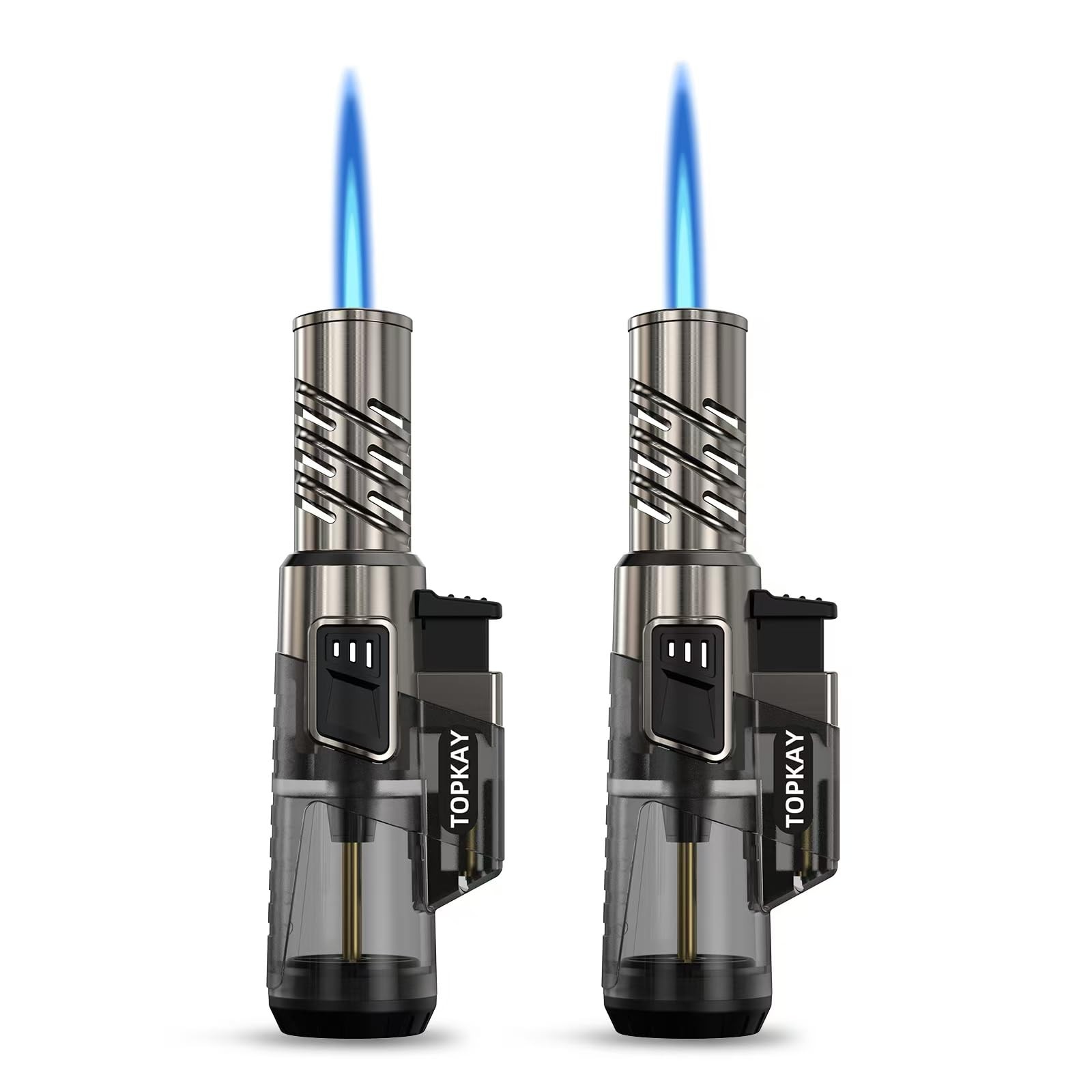 Windproof Adjustable Jet Flame Butane Lighter Refillable