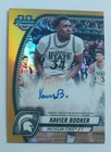 2025 Bowman Chrome University Xavier Booker Gold Refractor Auto /50