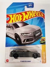 Hot Wheels '17 Audi RS 6 Avant 187/250 Kroger Fry's Exclusive Gray Wagons