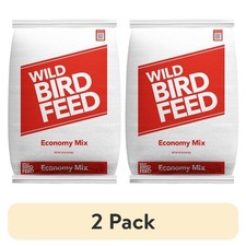 Economy Mix Wild Bird Feed Value Bird Seed Blend Dry Food 20 lb Bag 2 Pack
