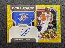 2022-23 Panini Prizm Luguentz Dort Fast Break Auto Gold 1/10