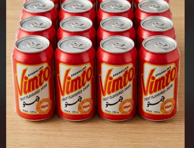 Vimto Sparkling Fruit Flavored Drink (355 mL (Pack of 12)