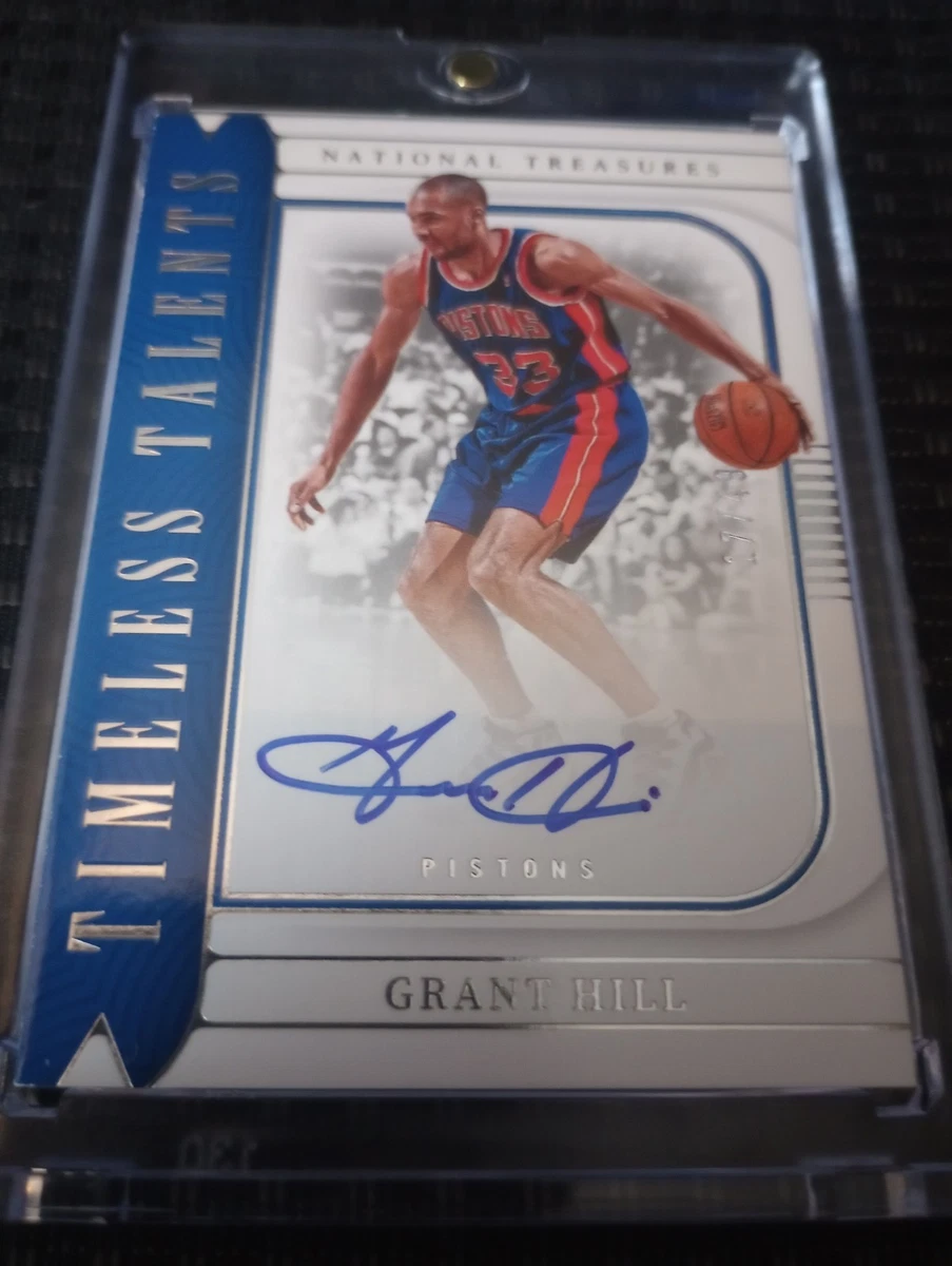 Panini Grant Hill Basketball Original Autographed Sports Trading
