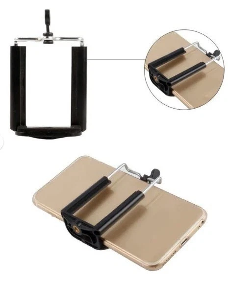 Cellphone Tripod Selfie Mount Adapter Holder Bracket for iPhone Samsung - Image 2 of 4