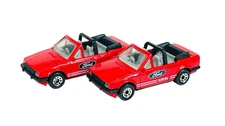 Matchbox Superfast (2) MB17 Red Ford Escort XR3i Cabriolets - 1985 Die cast