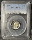 1947 Roosevelt 10c Dime MS65