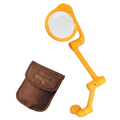 Kompakte Lupe/Leseglas, tragbar in Tasche, Gelenkarm, selbst