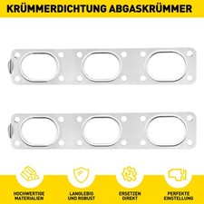 2X Dichtung Abgaskrümmer 11621744252 147.581 für BMW 3er E36 E46 5er E39 7er Z3