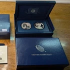 US Mint American Eagle San Francisco Two-Coin Silver Proof Set in OGP with COA