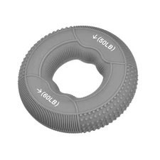 2.95" 50 - 60 Lbs Hand Grip Strengthener Hand Grip Ring for Training Gray