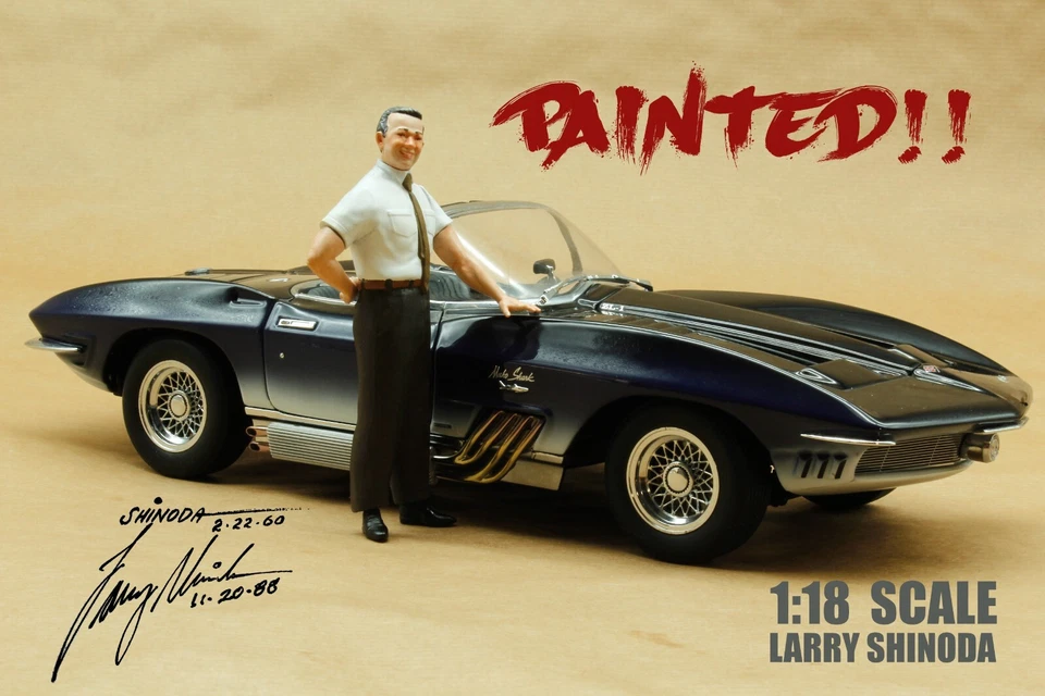 Autoart Millennium Chevrolet Corvette Mako Shark -LARRY SHINODA FIGURE 1:18 - Imagen 3 de 4