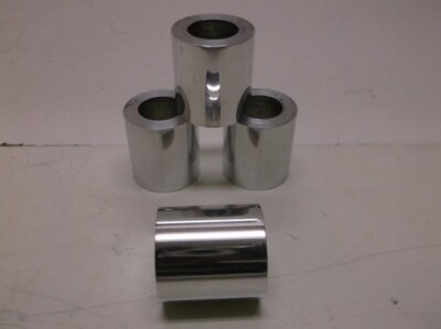 4 Big Dog #BD21421 Polished Wheel Spacers Adaptable to Choppers  with 3/4'' Axles