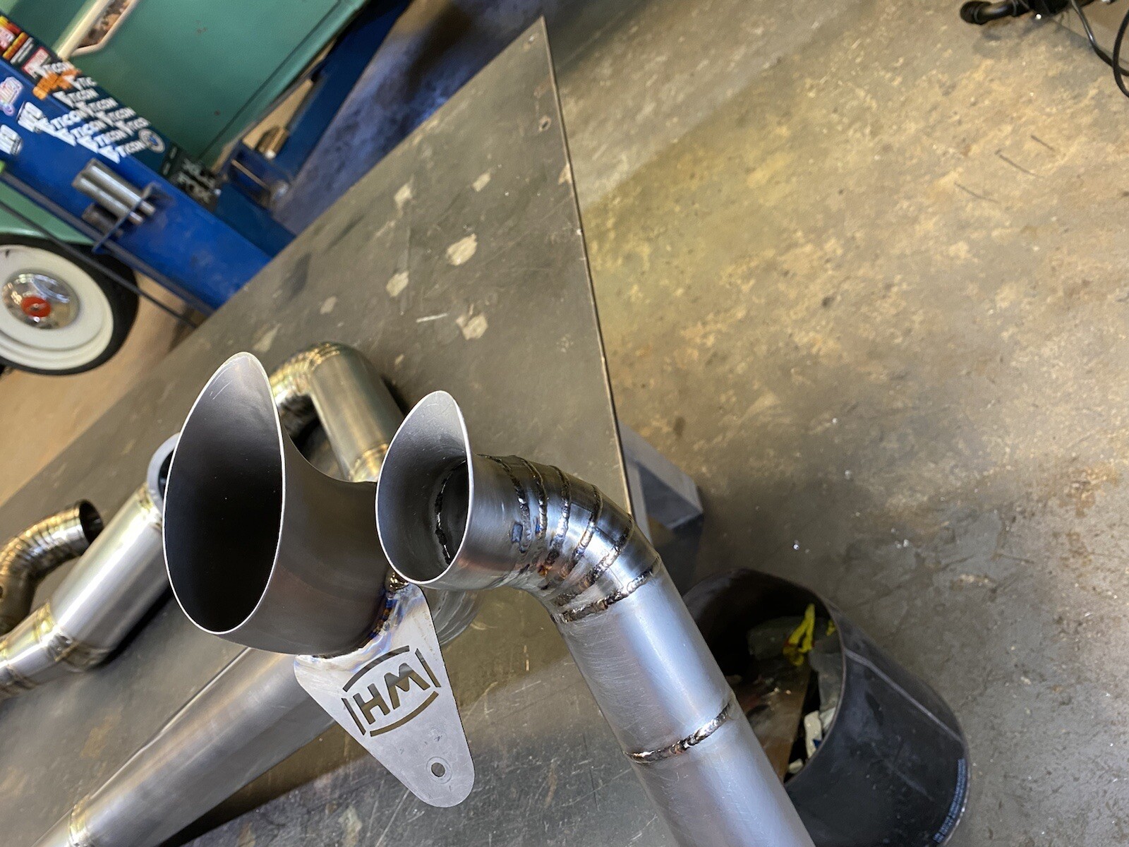 Custom HW Stainless Steel CNC Exhaust Hangers eBay