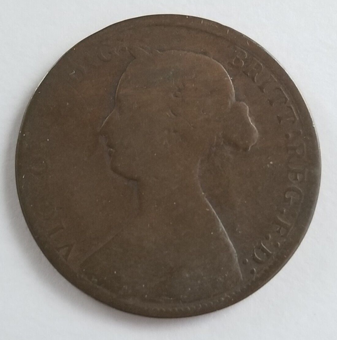 NGC-AU58BN ヴィクトリア 1/2Penny 1862 銅貨 1862 Half Penny Queen Victoria | eBay