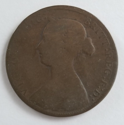 1862 Half Penny Queen Victoria | eBay