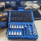 34pcs Torx Star Sockets & Bit Set Male Female E-torx Security Bits 3/8 Drive Ynl