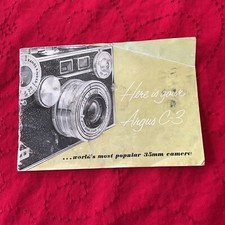 Argus C-3 35mm Camera Owner's User Instruction Manual