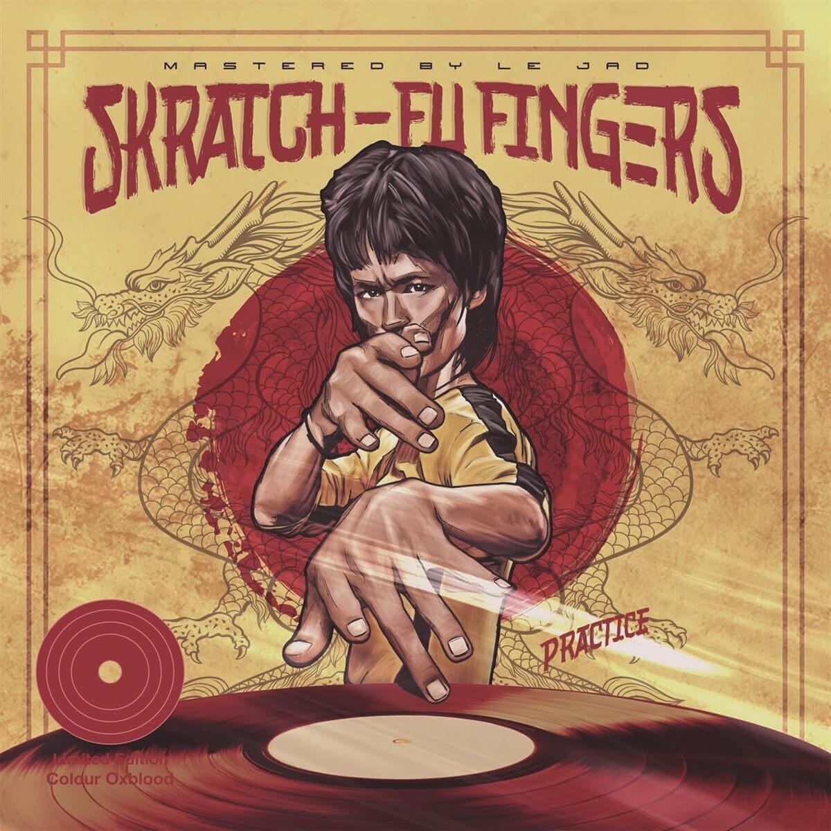 DJ T-Kut Skratch-fu Fingers Practice (Vinyl LP) 7" Single Coloured Vinyl