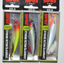 3 lures assortment rapala x-rap xrap xr-8 xr0...