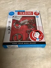 Brain Teasers, four Challenging puzzle Exercises GREAT GIFT IDEA