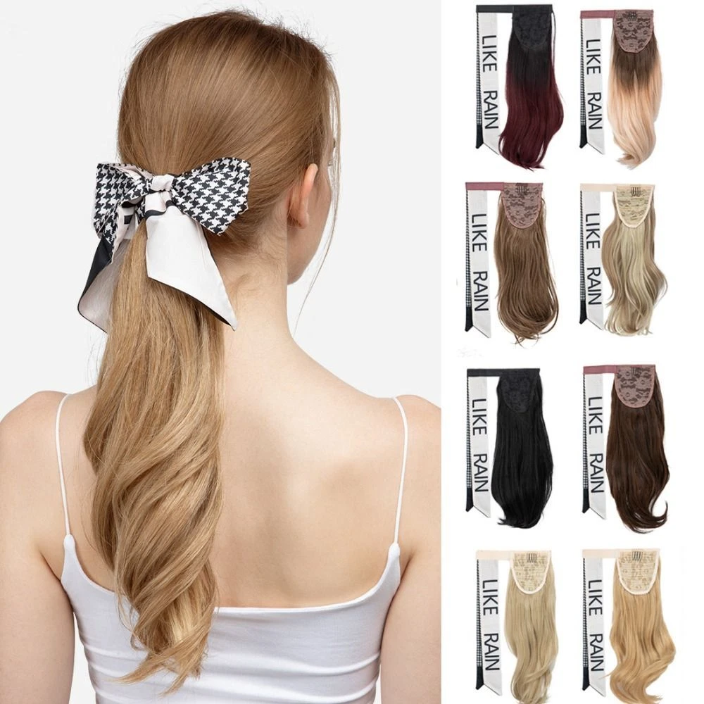 Ponytail top extension ribbon