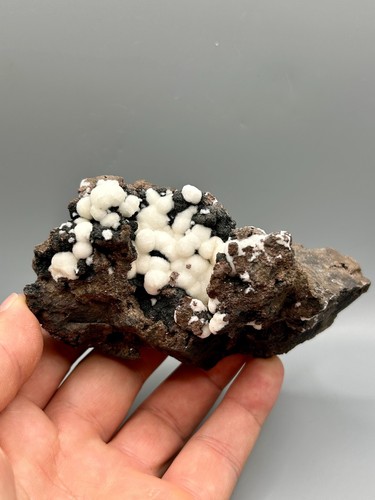 Old Superb Calcite on Siderite, Steep Rock Mine, Ontario
