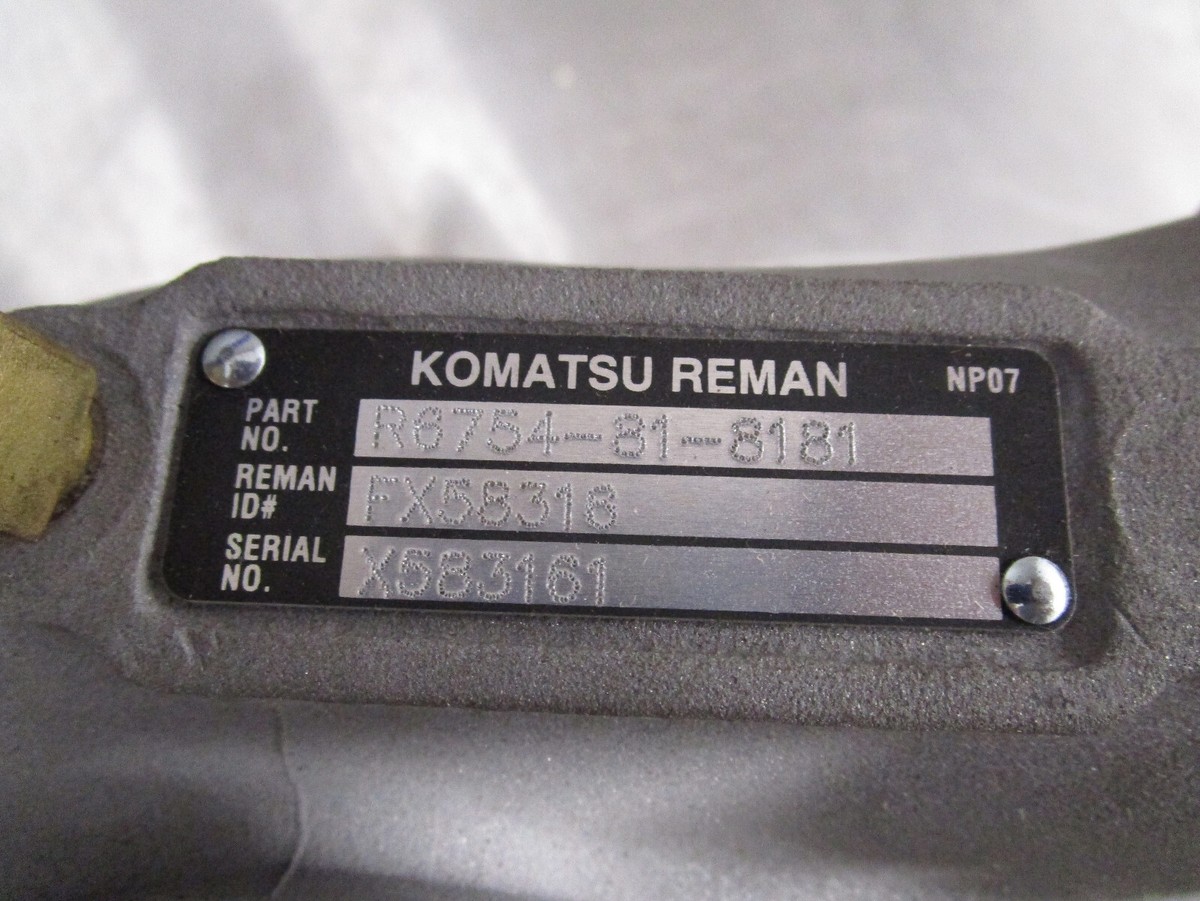Reman Holset Komatsu R6754-81-8181 Turbo Charger FX58316 | eBay