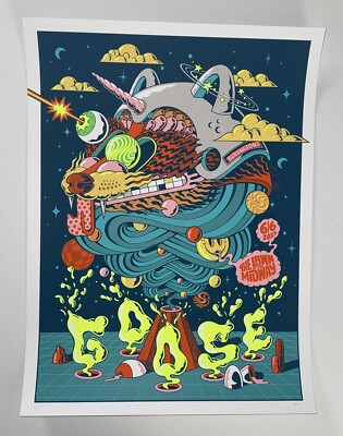 Goose The Band Concert Poster Midway Lawn Essex Burlington VT 2022