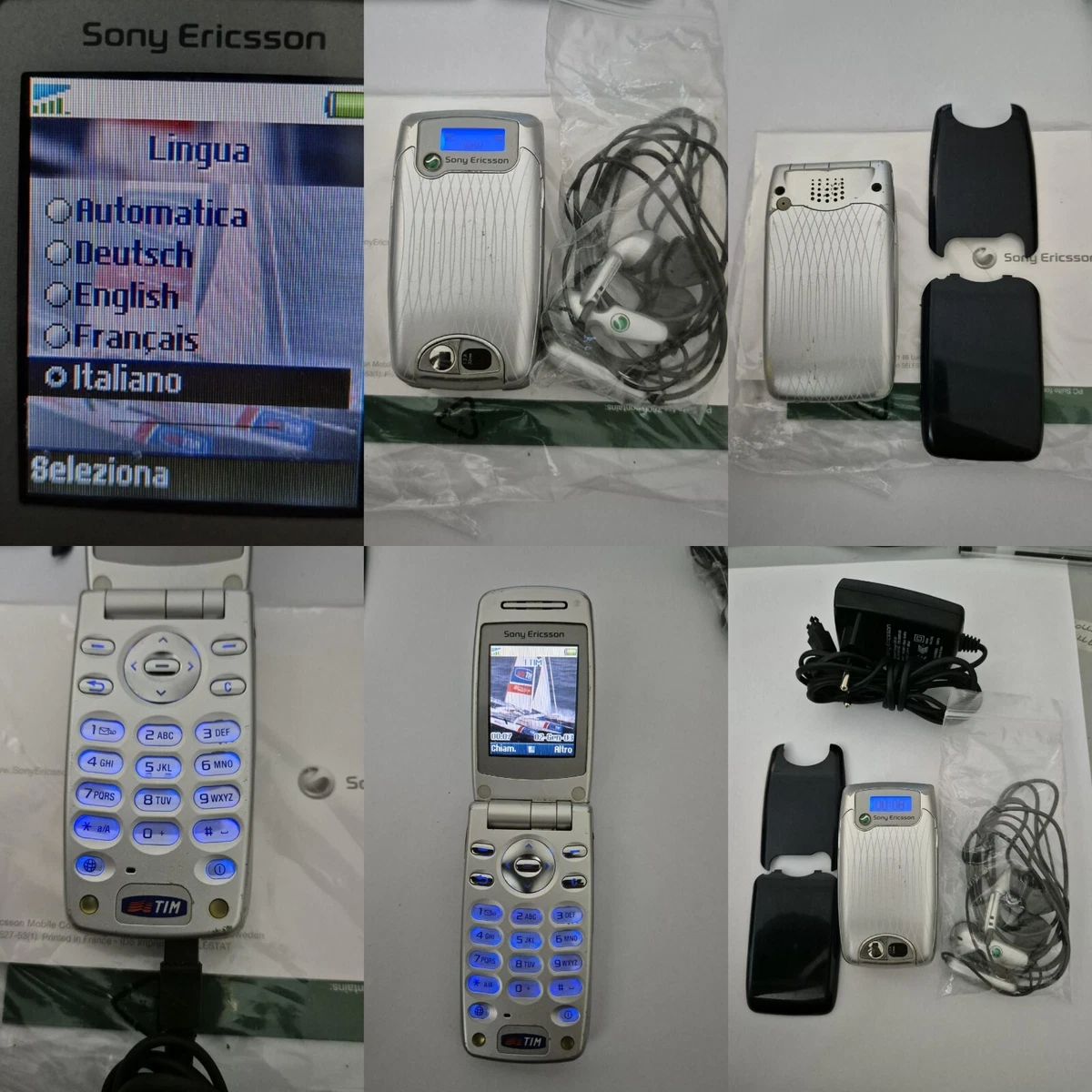 Custodia Classica In Pelle Per Sony Ericsson Z600, Z530i, W710i E Altri Modelli (Compatibile Con Vari)