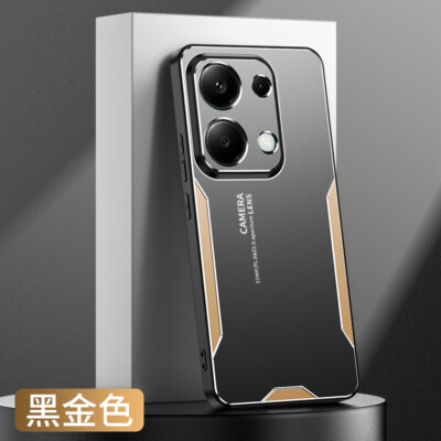 For Xiaomi Redmi Note 13 Pro 4G, Luxury Hybrid Metal Aluminum Cover Case
