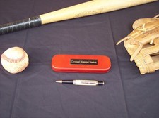 Cleveland Indians Stadium Seat Pen and Case