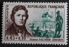 Timbre - FRANCE - Honoré DAUMIER - 1961 - Neuf ** - YT1299