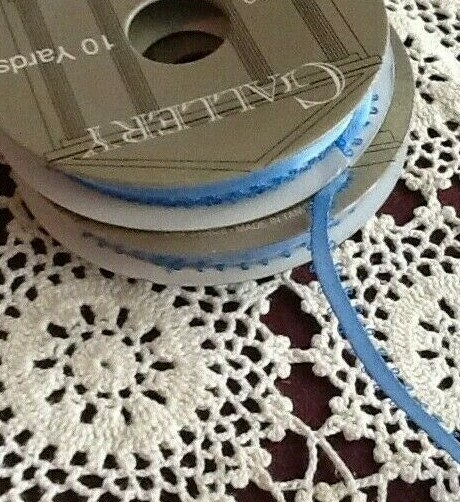 Vintage Gallery Ribbon –20 yds (2 - ¼” x 10 yds) Baby Blue Vintage Gallery Ribbon –20 yds (2 - ¼” x 10 yds) Baby Blue