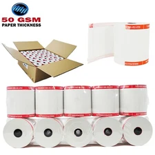 3 1/8 X 230 THERMAL PAPER 50 ROLLS TSP100 M224A TM-T88V(50 GSM RED SHRINK WRAP)
