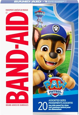 Band-Aid Nickelodeon Paw Patrol Kids Bandages 20 ct
