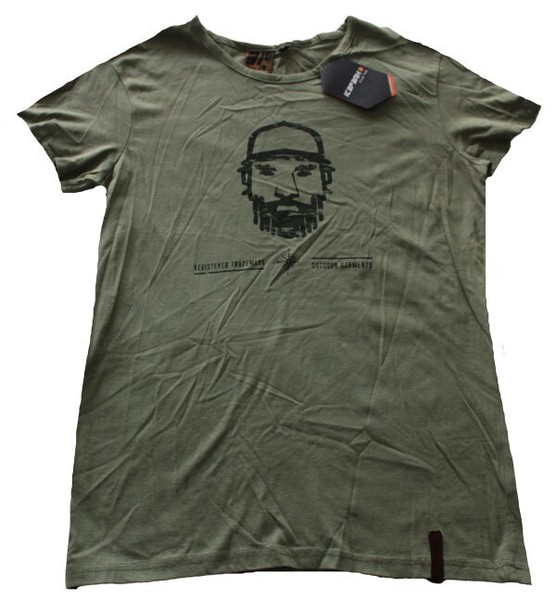 Herren T-SHIRT Shirt Khaki Motiv Icepeak 3-57735 Gr. S Neu-image