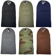 Ski Mask 1 Hole Beanie Hat UNISEX Face Balaclava Hood Tactical Warm cap LOT 1-12