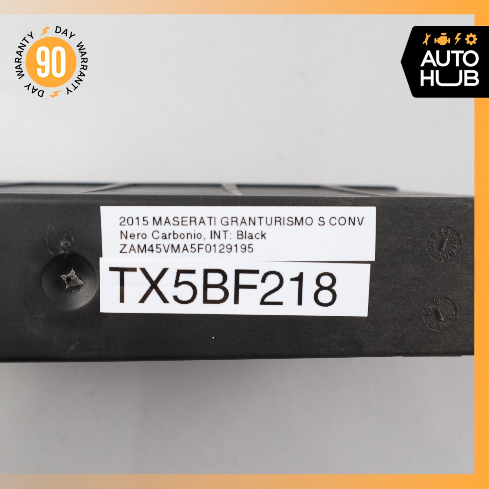 10-19 Maserati GranTurismo S M145 Convertible Roof Top Control Module OEM 43k