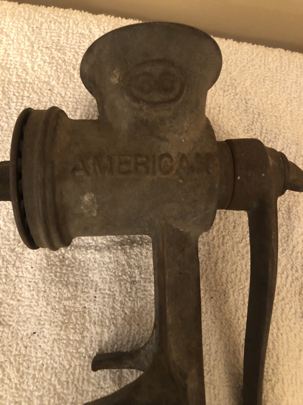 Vintage American No 30 Cast Iron Meat Grinder eBay