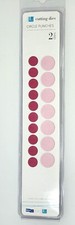 QuicKutz Lifestyle Crafts Circle Punches 2 Cutting Dies Set DC0112 New