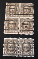 6 - 1925 US Scott #551 1/2 Cent Hale Precancels - Used/NG/LH/F-VF.     b