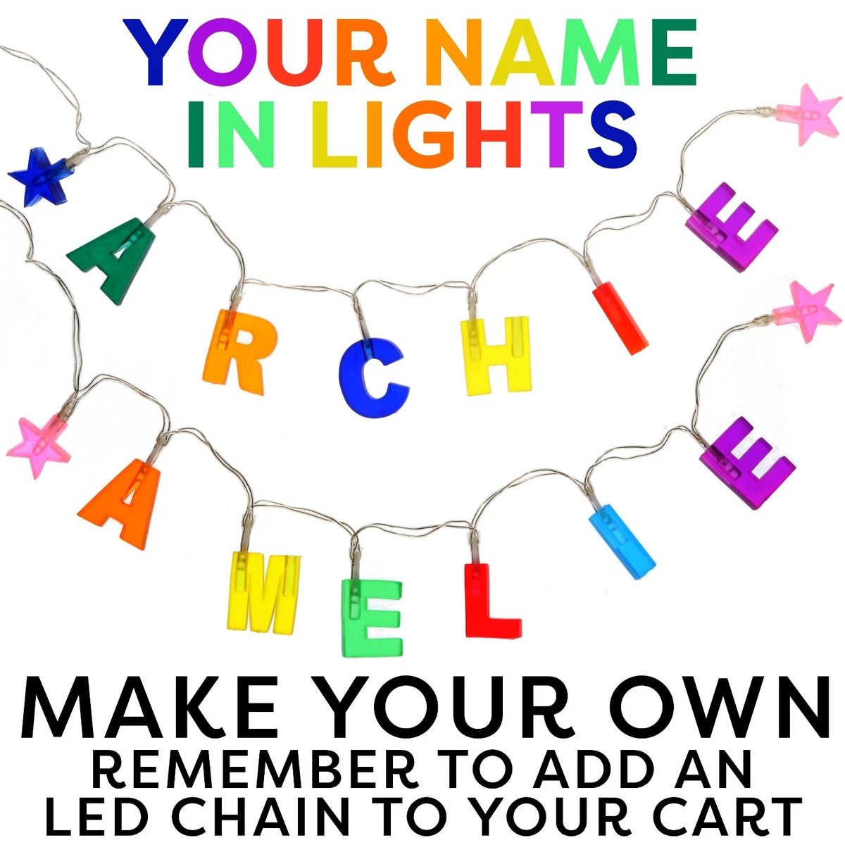 Make a chain shop with your name