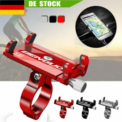 Alu Fahrrad Halterung Handy Halter Motorrad Bike Smartphone Universal Roller DE